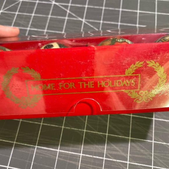 4 Vintage Decoupage Christmas Ornament Santa Reindeer Snowman Soldier - Picture 10 of 10